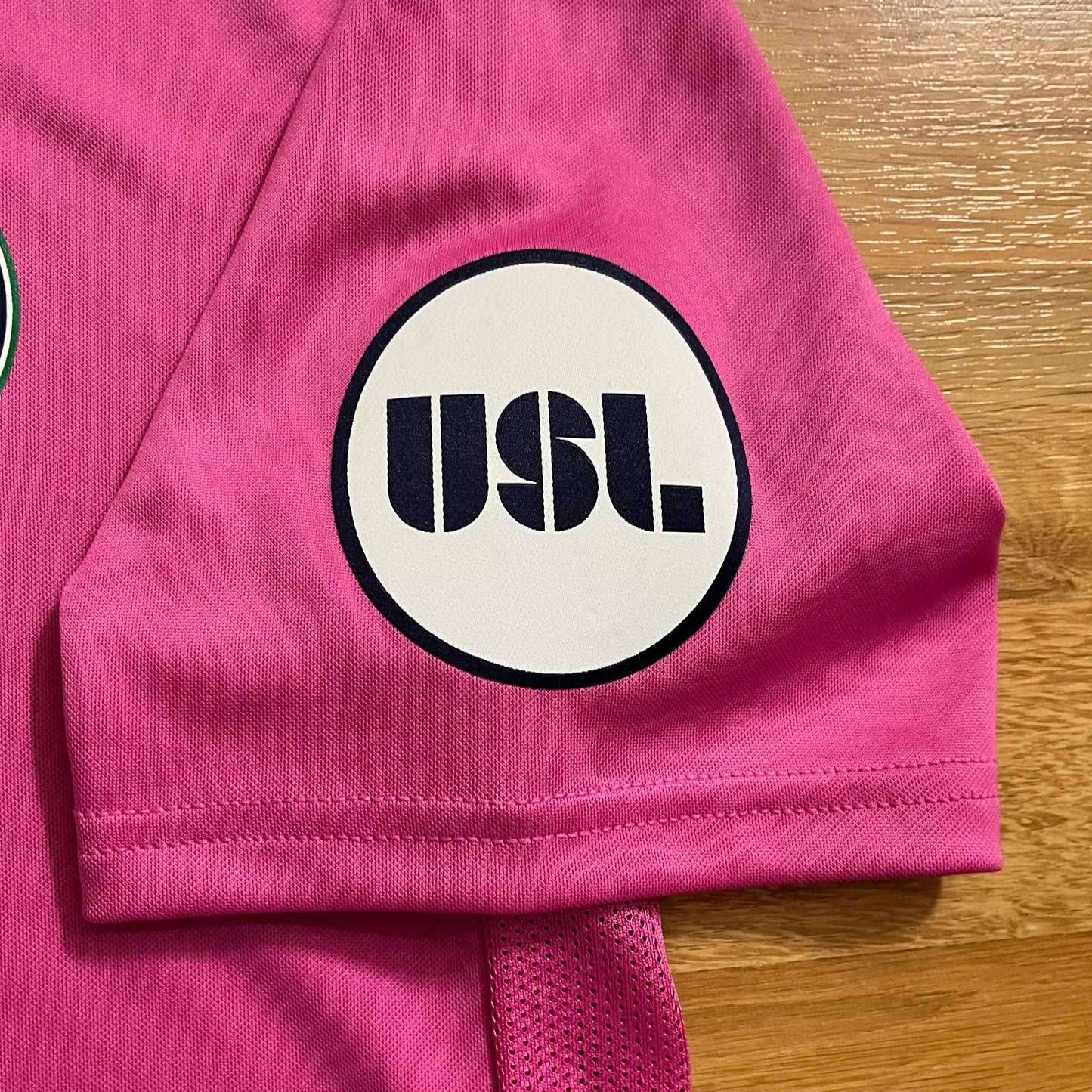 MATCH WORN Saint Louis FC 2017 Erick Cabalceta Jersey USL PINK #30 Nike Size M