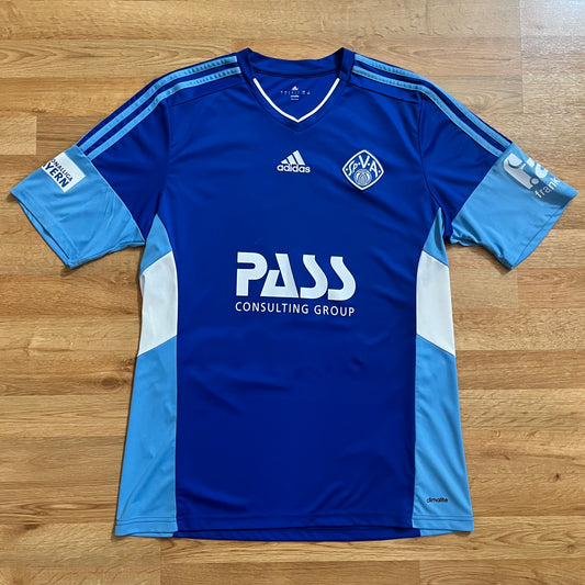 MATCH WORN SV Viktoria Aschaffenburg 2015-16 Jersey Regionalliga Bayern #11 Adidas Size L