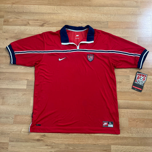 BRAND NEW USMNT 1998 Authentic Jersey Home Nike Size Extra Large XL BNWT