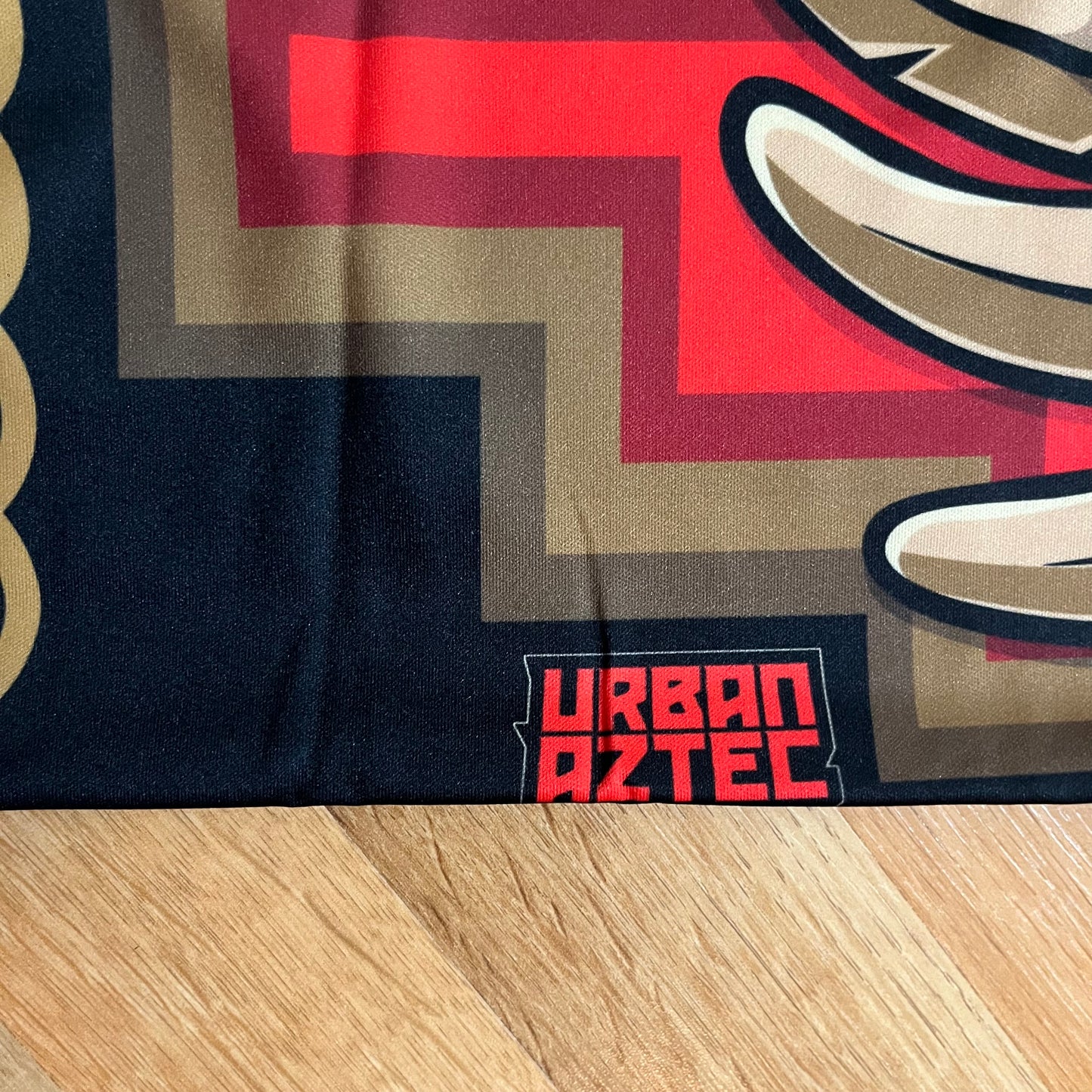 NEW San Jose Earthquakes Fan Scarf Jesse Hernandez Urban Aztec Design Audi Red Black Gold