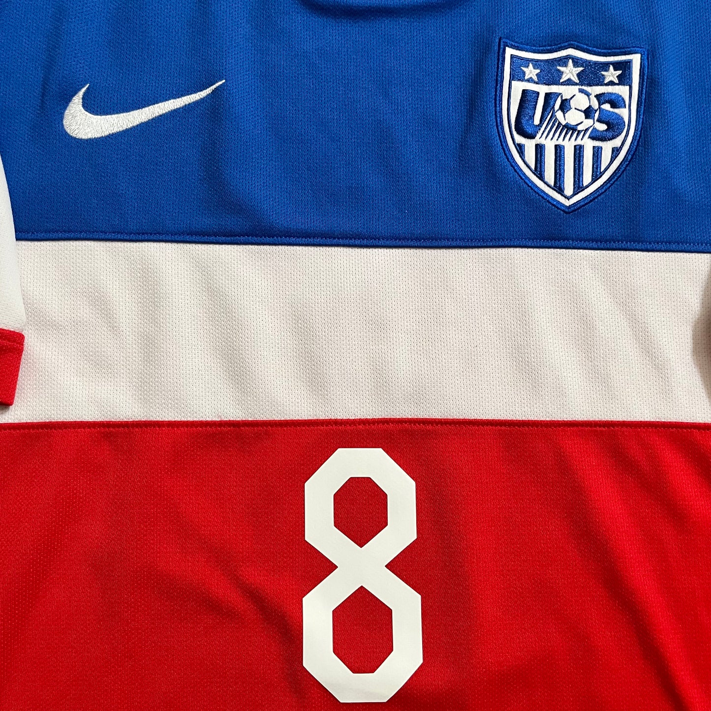MATCH WORN/ISSUED USMNT 2014 Clint Dempsey Jersey USA Away #8 Nike Size L World Cup Brazil