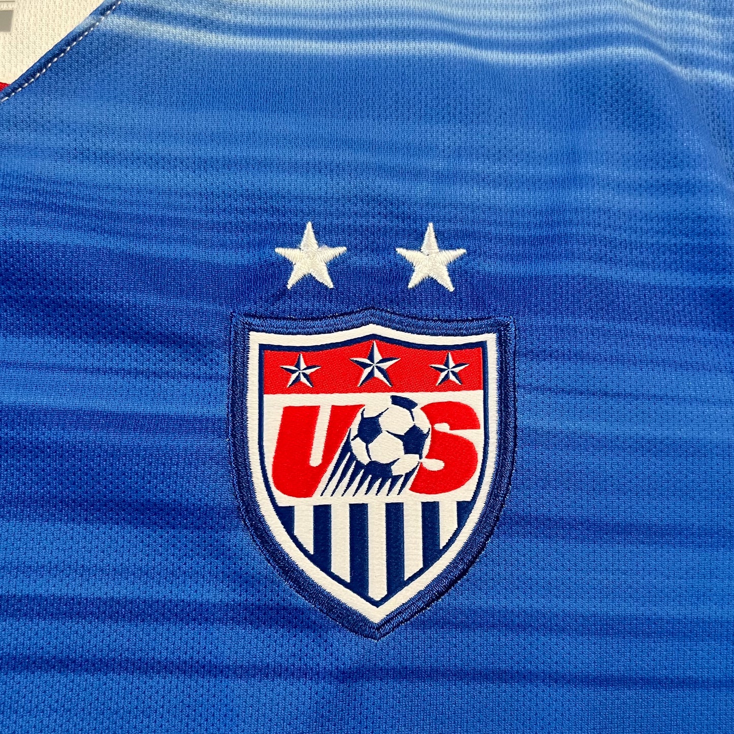 USED Women’s USWNT 2015 Jersey Away Authentic Nike USA Womens Size Large