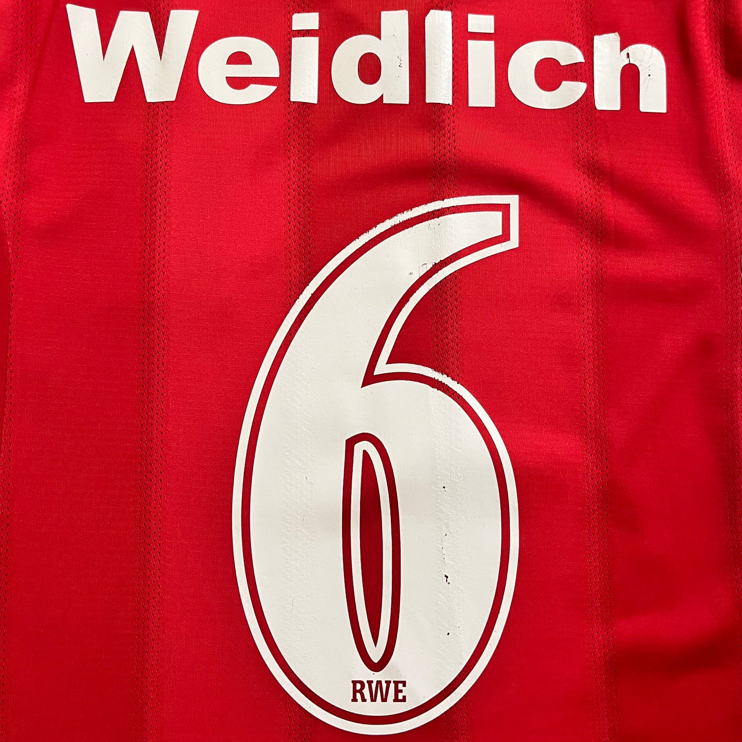 MATCH WORN FC Erfurt 2011-12 Jersey 3. Liga #6 Jako Size XL Cracking