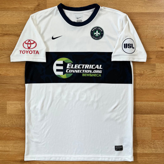 MATCH WORN/ISSUED Saint Louis FC 2017 Jack Maher Jersey USL Away #20 Nike Size L