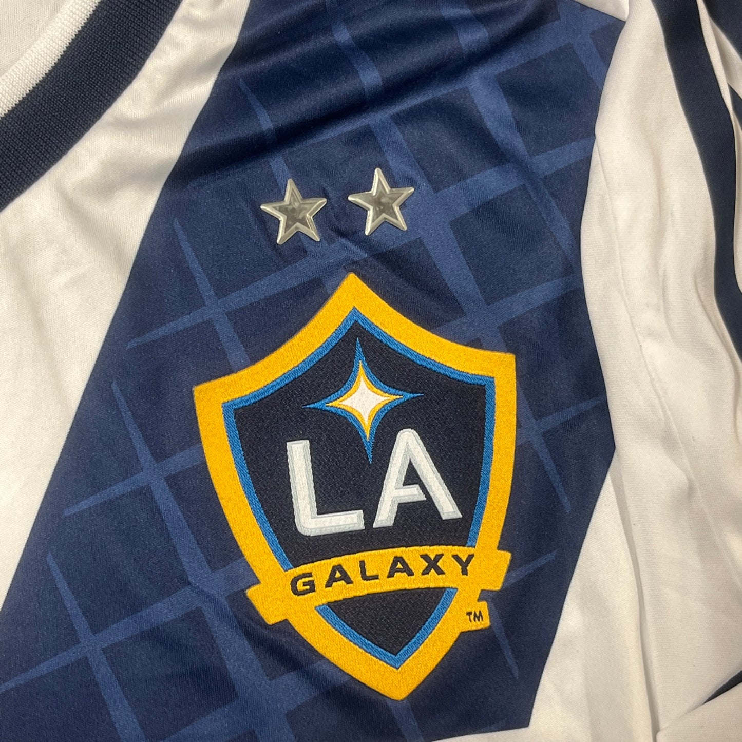 MATCH WORN/ISSUED Los Angeles Galaxy 2012 David Beckham Jersey MLS Home #23 Adidas Size M
