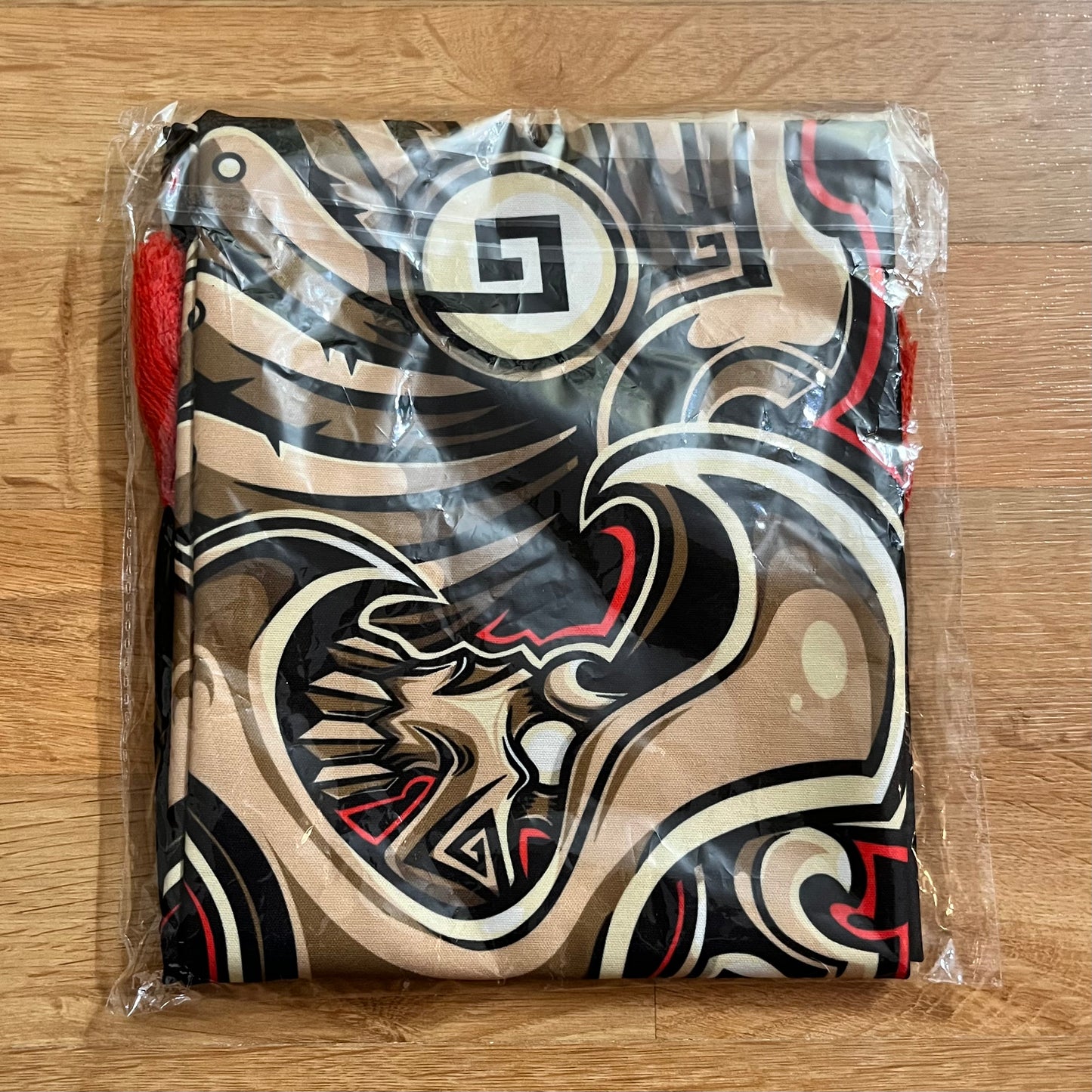 NEW San Jose Earthquakes Fan Scarf Jesse Hernandez Urban Aztec Design Audi Red Black Gold