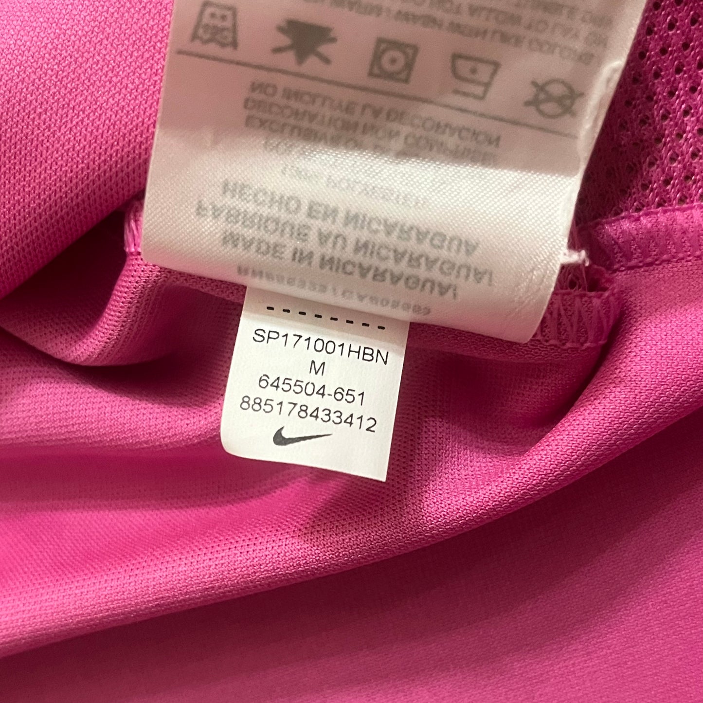 MATCH WORN Saint Louis FC 2017 Erick Cabalceta Jersey USL PINK #30 Nike Size M