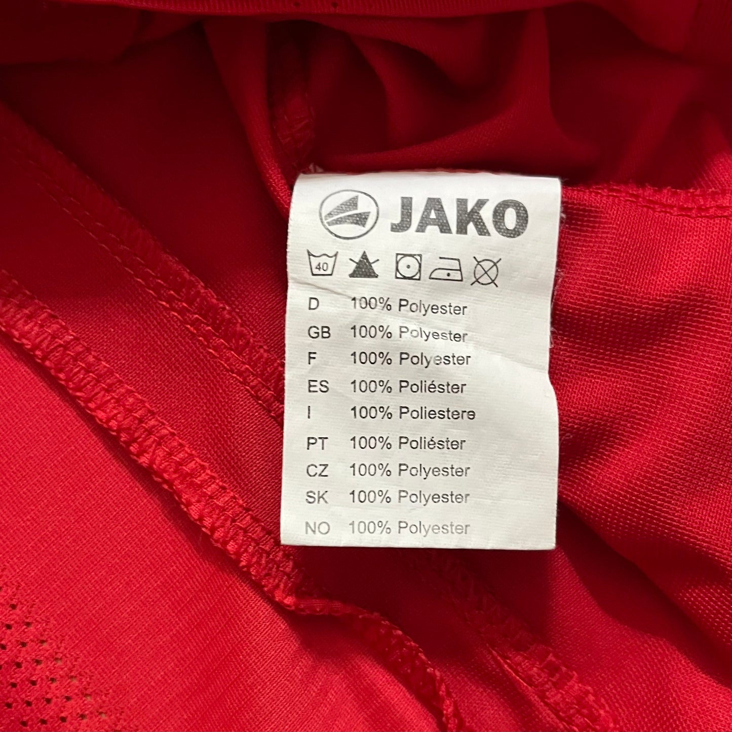 MATCH WORN FC Erfurt 2011-12 Jersey 3. Liga #6 Jako Size XL Cracking