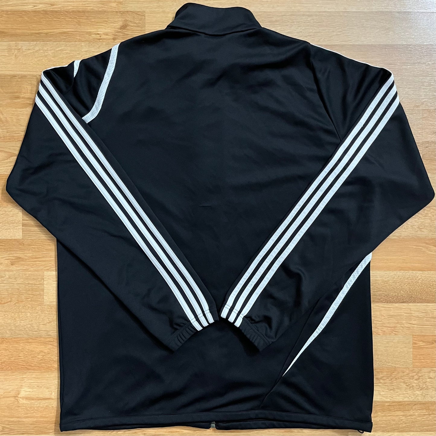 USED 2009 World Football Challenge Black Zip Up Jacket Adidas Climacool Size XL