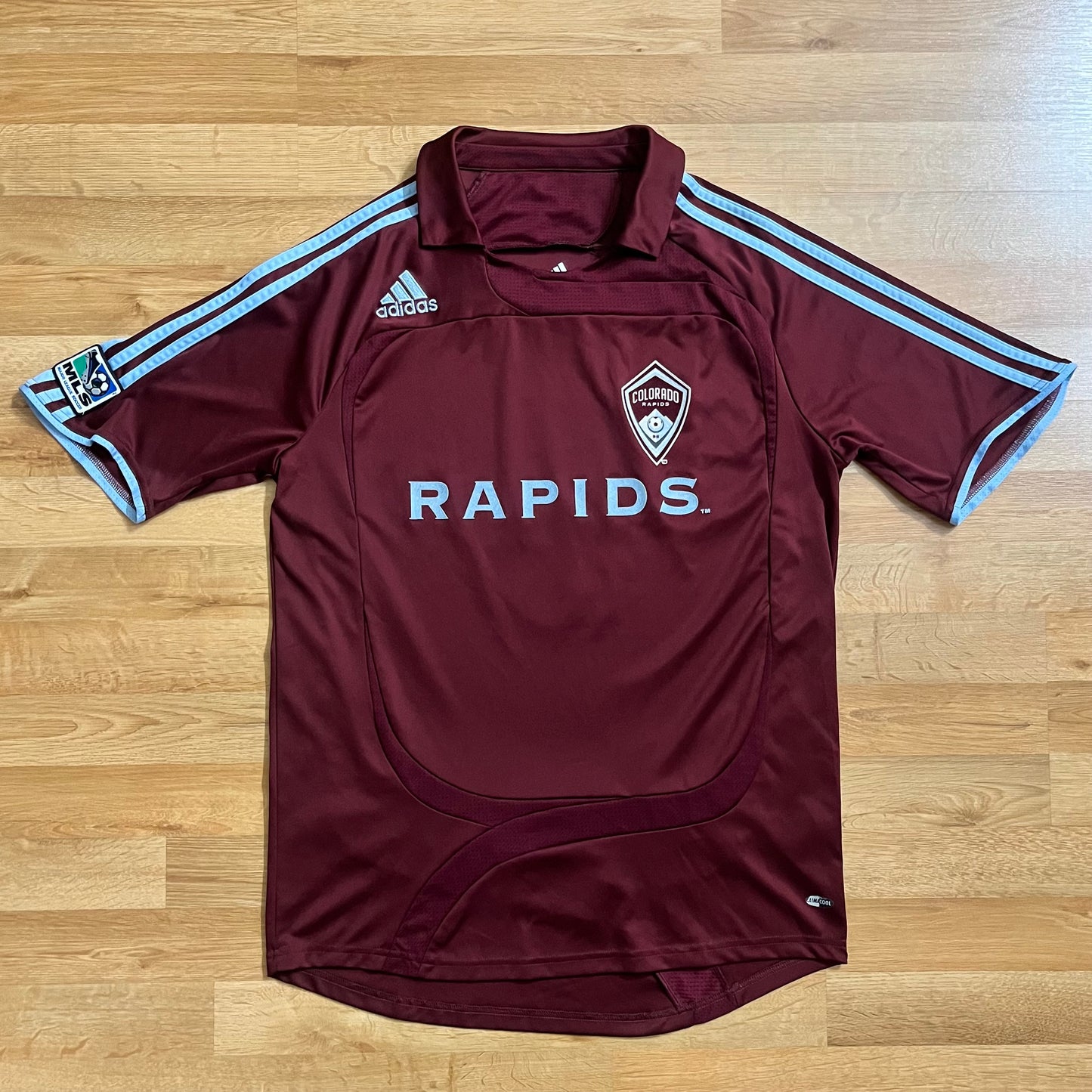 MATCH ISSUED Colorado Rapids 2007 Kyle Beckerman Jersey MLS Home #5 Adidas Size M