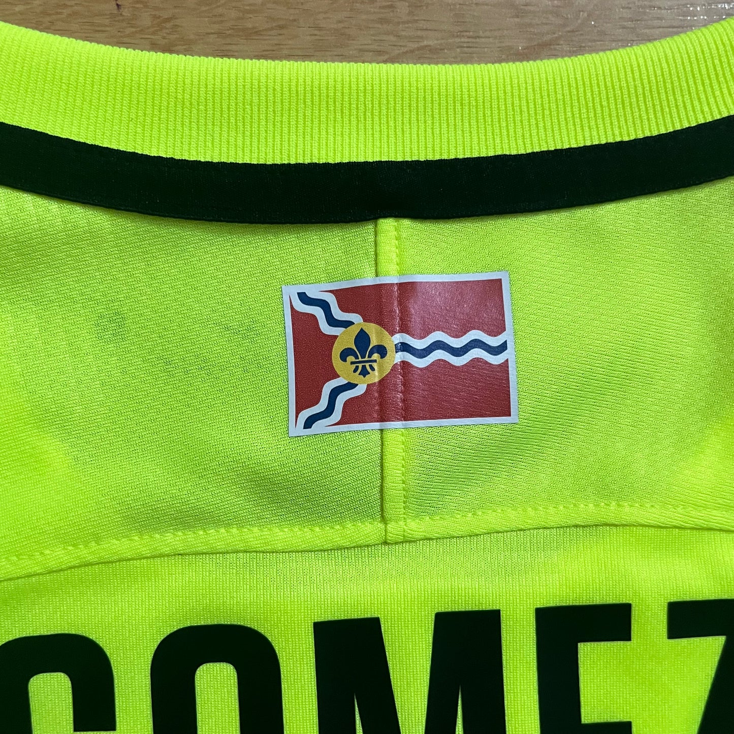 MATCH WORN/ISSUED Saint Louis FC 2018 Tomas Gomez Jersey USL Goalie #1 Nike Size L