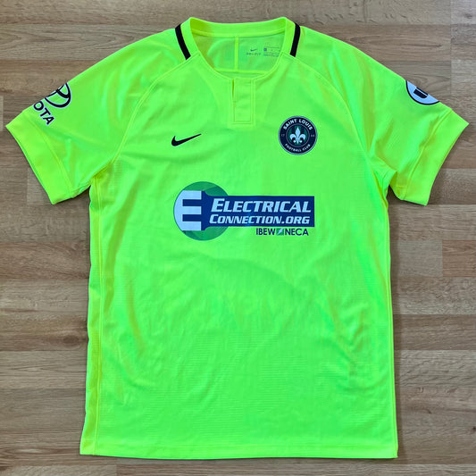 MATCH WORN/ISSUED Saint Louis FC 2018 Tomas Gomez Jersey USL Goalie #1 Nike Size L