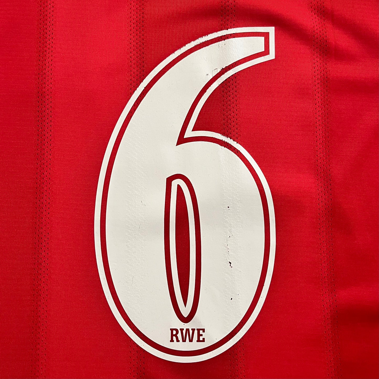 MATCH WORN FC Erfurt 2011-12 Jersey 3. Liga #6 Jako Size XL Cracking