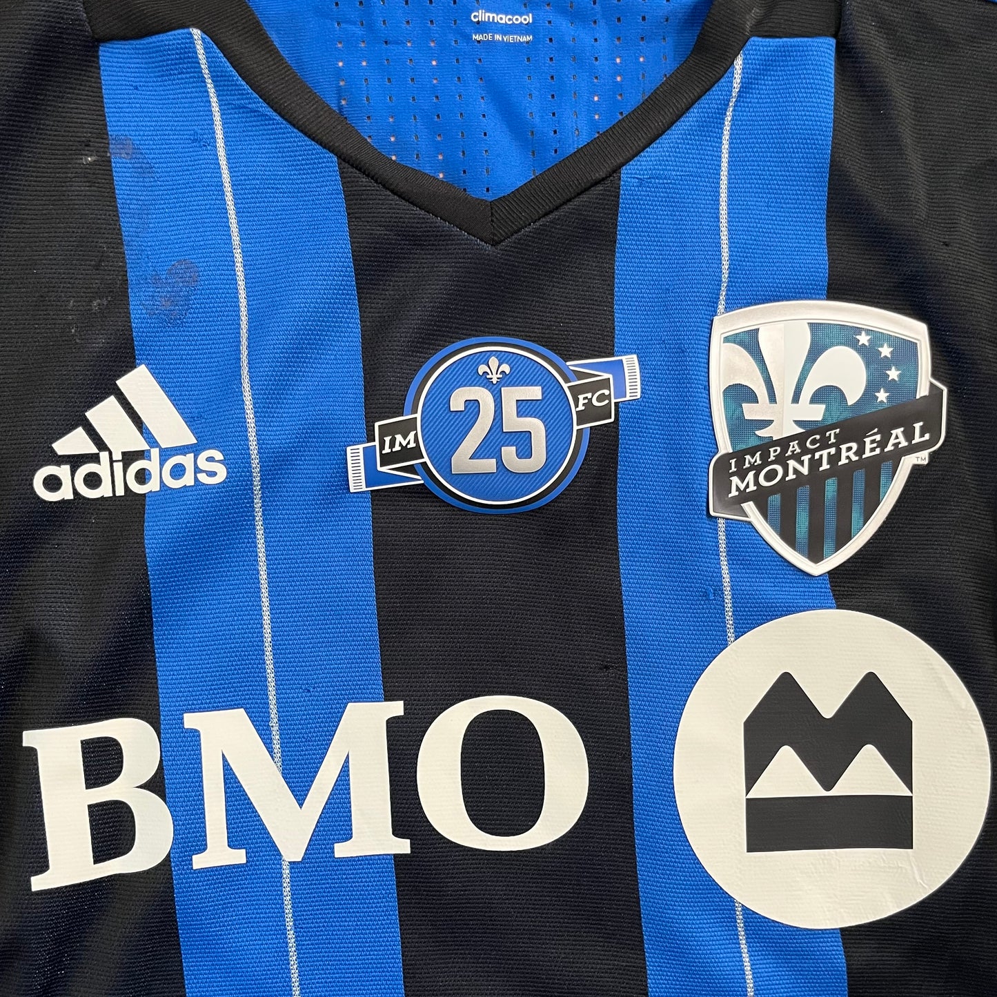 MATCH WORN/ISSUED Montreal Impact 2018 Saphir Taïder Jersey MLS Home #8 Adidas Size M