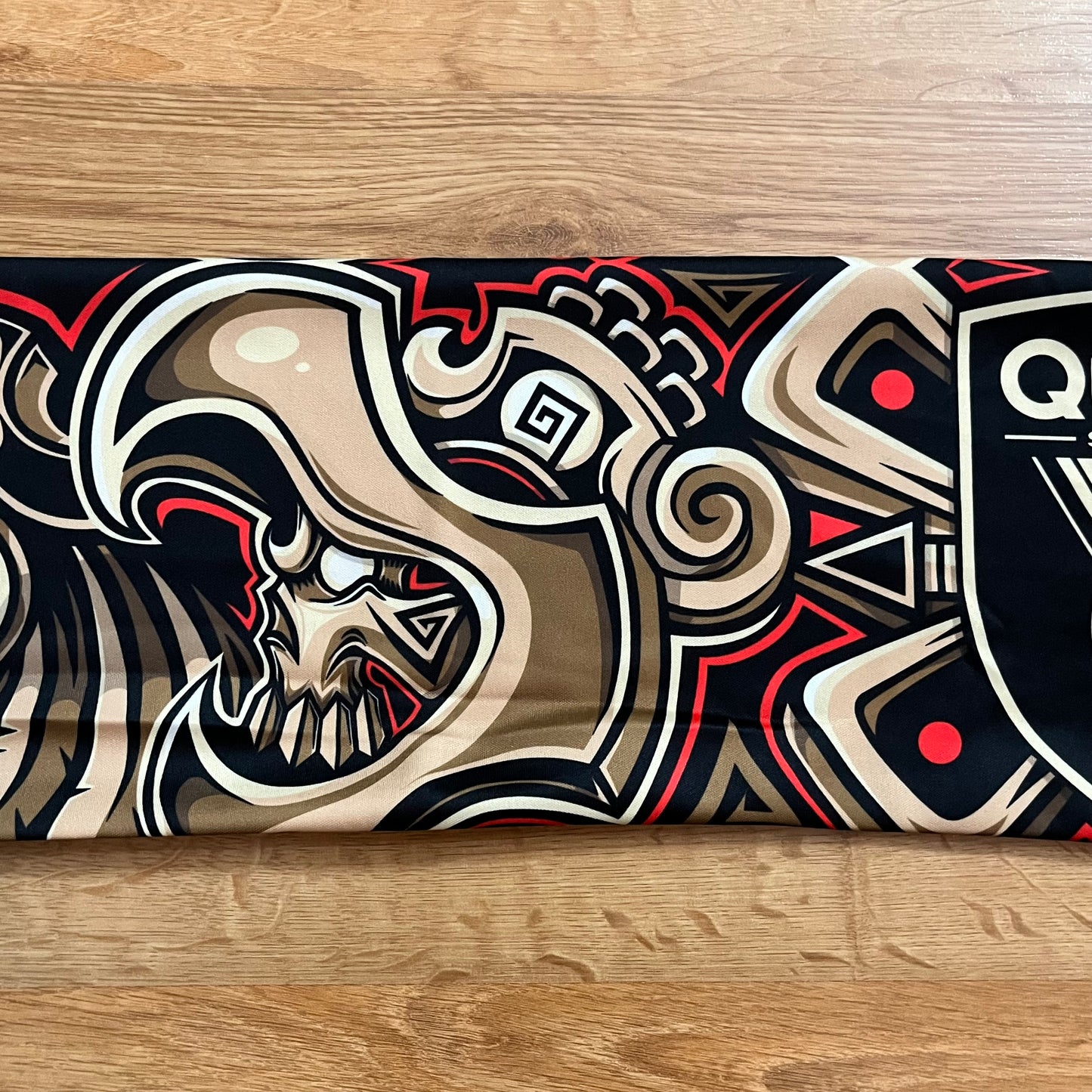 NEW San Jose Earthquakes Fan Scarf Jesse Hernandez Urban Aztec Design Audi Red Black Gold