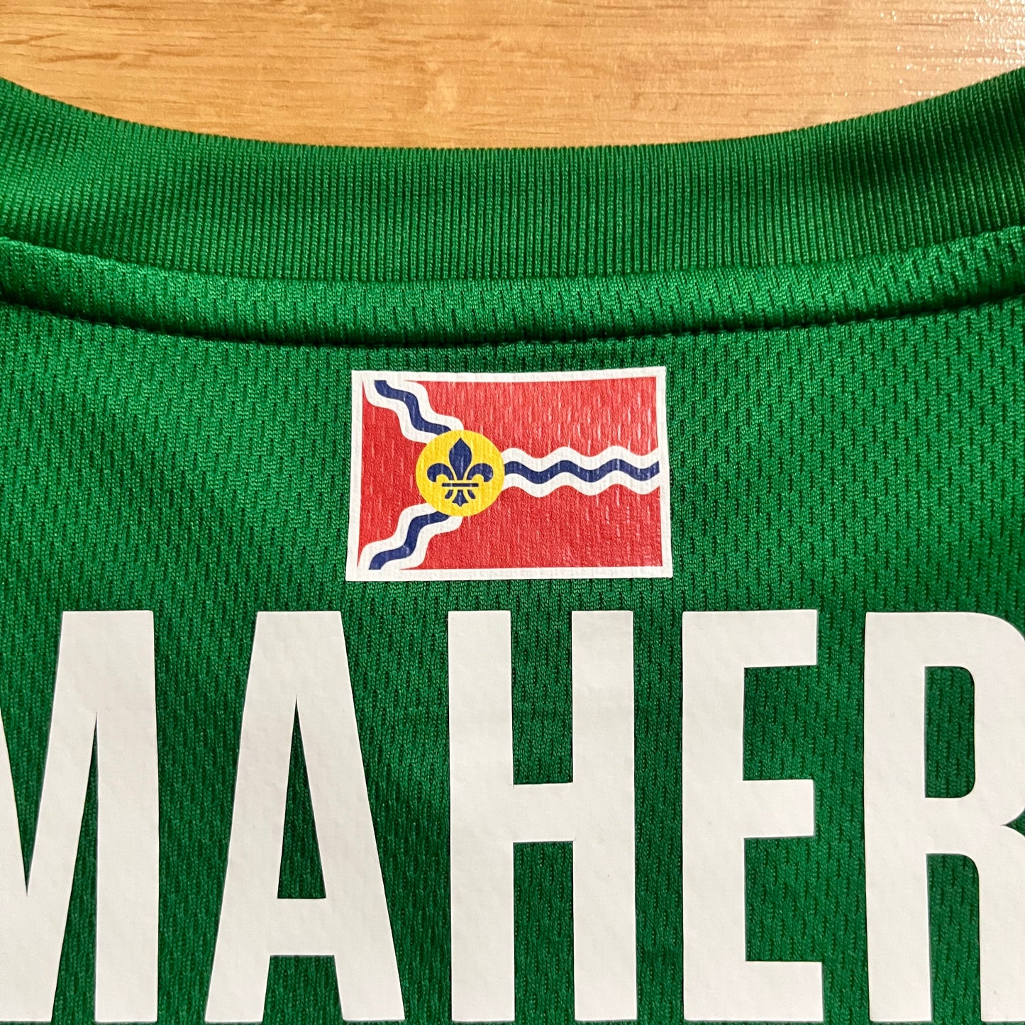 MATCH WORN/ISSUED Saint Louis FC 2017 Jack Maher Jersey USL Home #20 Nike Size L