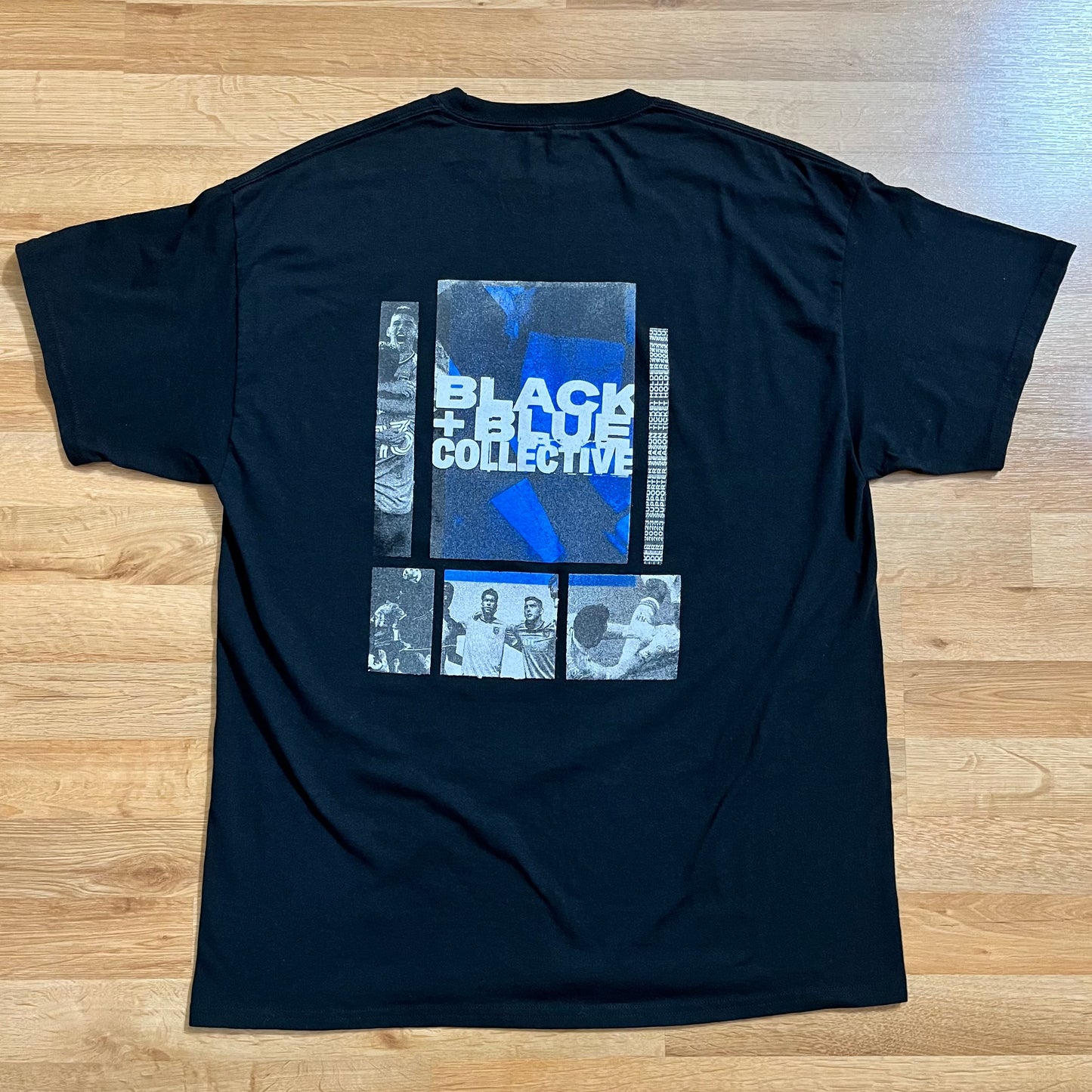 NEW San Jose Earthquakes Ultras “Run For Cover” Black + Blue Collective Tee