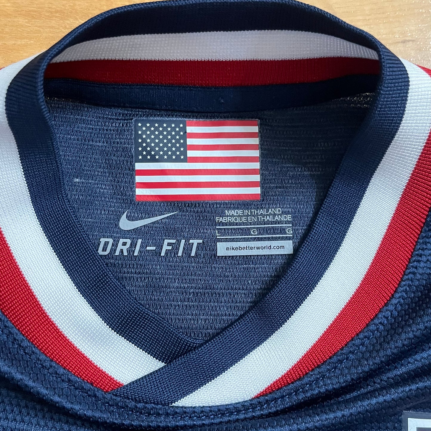 MATCH WORN/ISSUED USMNT 2012 Landon Donovan Jersey USA Home #10 Nike Size L