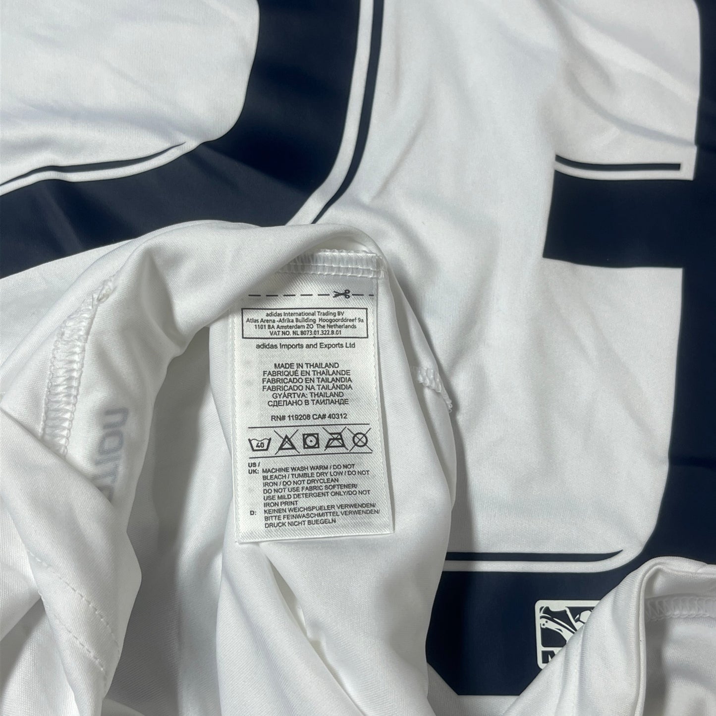MATCH WORN/ISSUED Los Angeles Galaxy 2012 David Beckham Jersey MLS Home #23 Adidas Size M