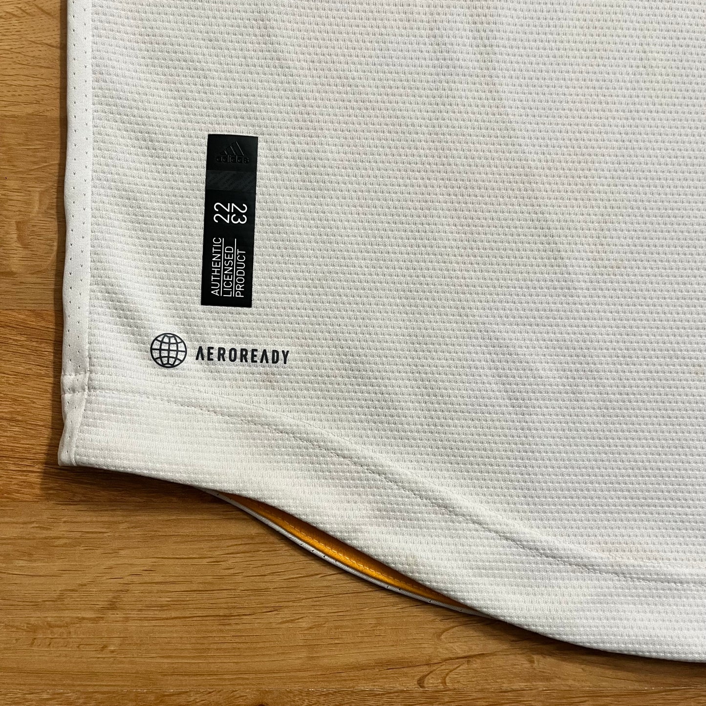 USED Los Angeles Galaxy 2022-23 Authentic Chicharito Jersey MLS Home #14 Adidas Size Large STAINED