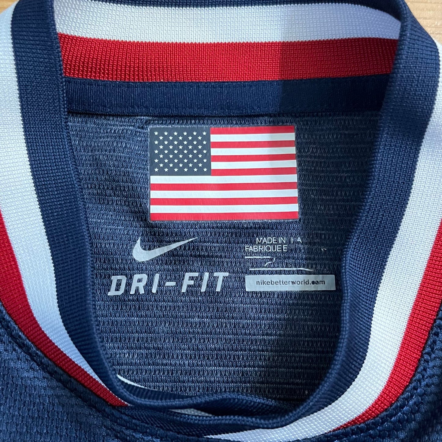 MATCH WORN/ISSUED USMNT 2012 Sacha Kljestan Jersey USA Away #16 Nike