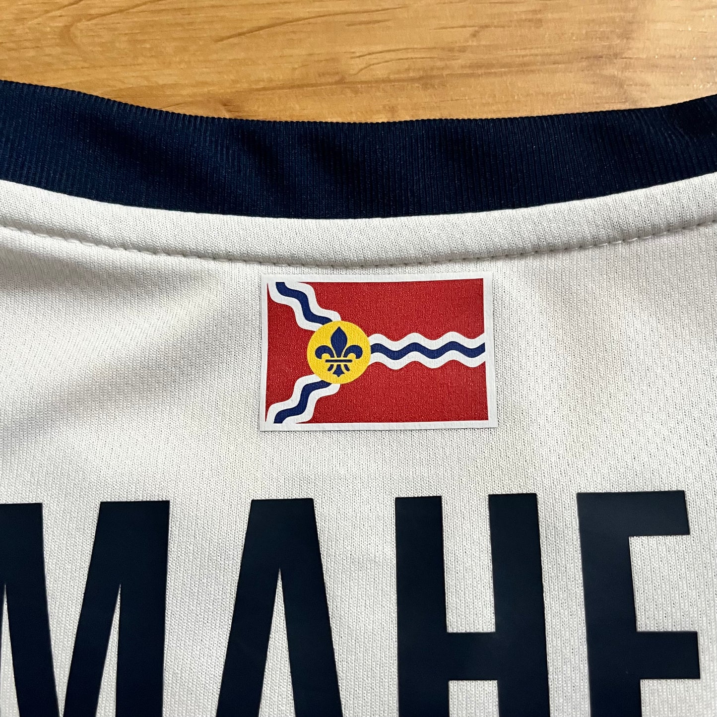 MATCH WORN/ISSUED Saint Louis FC 2017 Jack Maher Jersey USL Away #20 Nike Size L