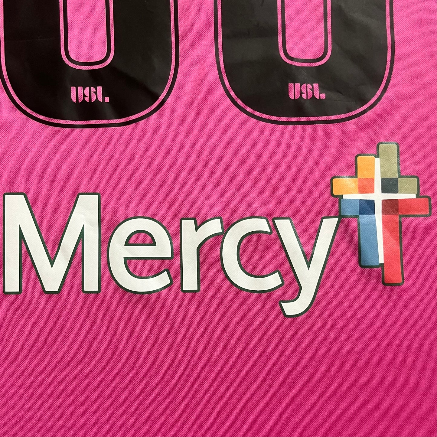 MATCH WORN Saint Louis FC 2017 Erick Cabalceta Jersey USL PINK #30 Nike Size M