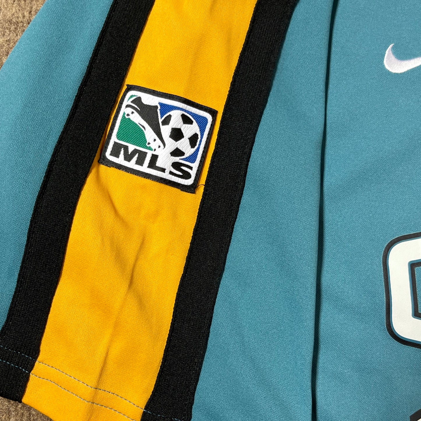 MATCH WORN/ISSUED Los Angeles Galaxy 2000-02 Luis Hernandez Jersey MLS Home #15 Nike Size Large