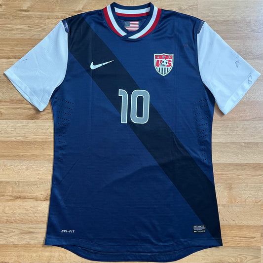 MATCH WORN/ISSUED USMNT 2012 Landon Donovan Jersey USA Home #10 Nike Size L