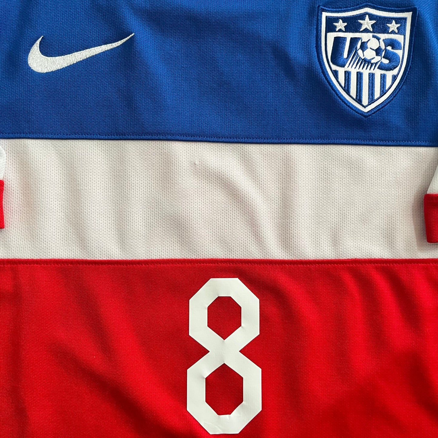 USED Men’s USMNT 2014 Authentic Clint Dempsey Jersey USA Away #8 Nike Size Medium