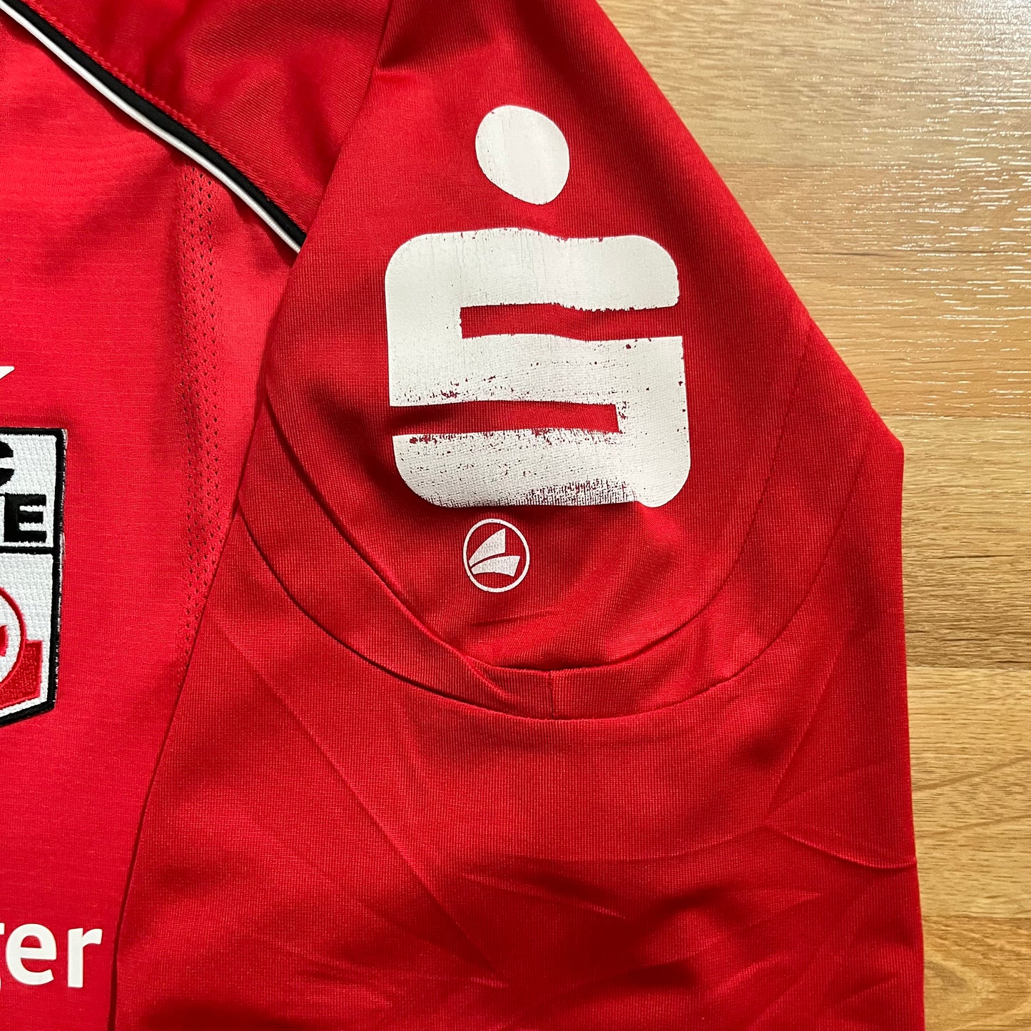 MATCH WORN FC Erfurt 2011-12 Jersey 3. Liga #6 Jako Size XL Cracking