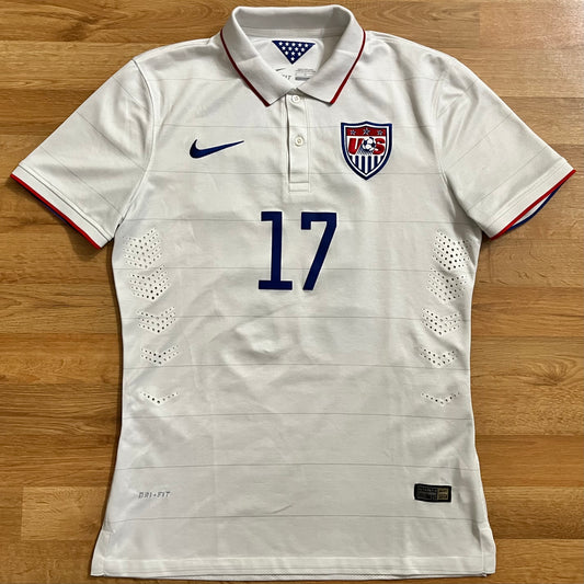 USED Men’s USMNT 2014 Authentic Jozy Altidore Jersey USA Home #17 Nike Size Medium