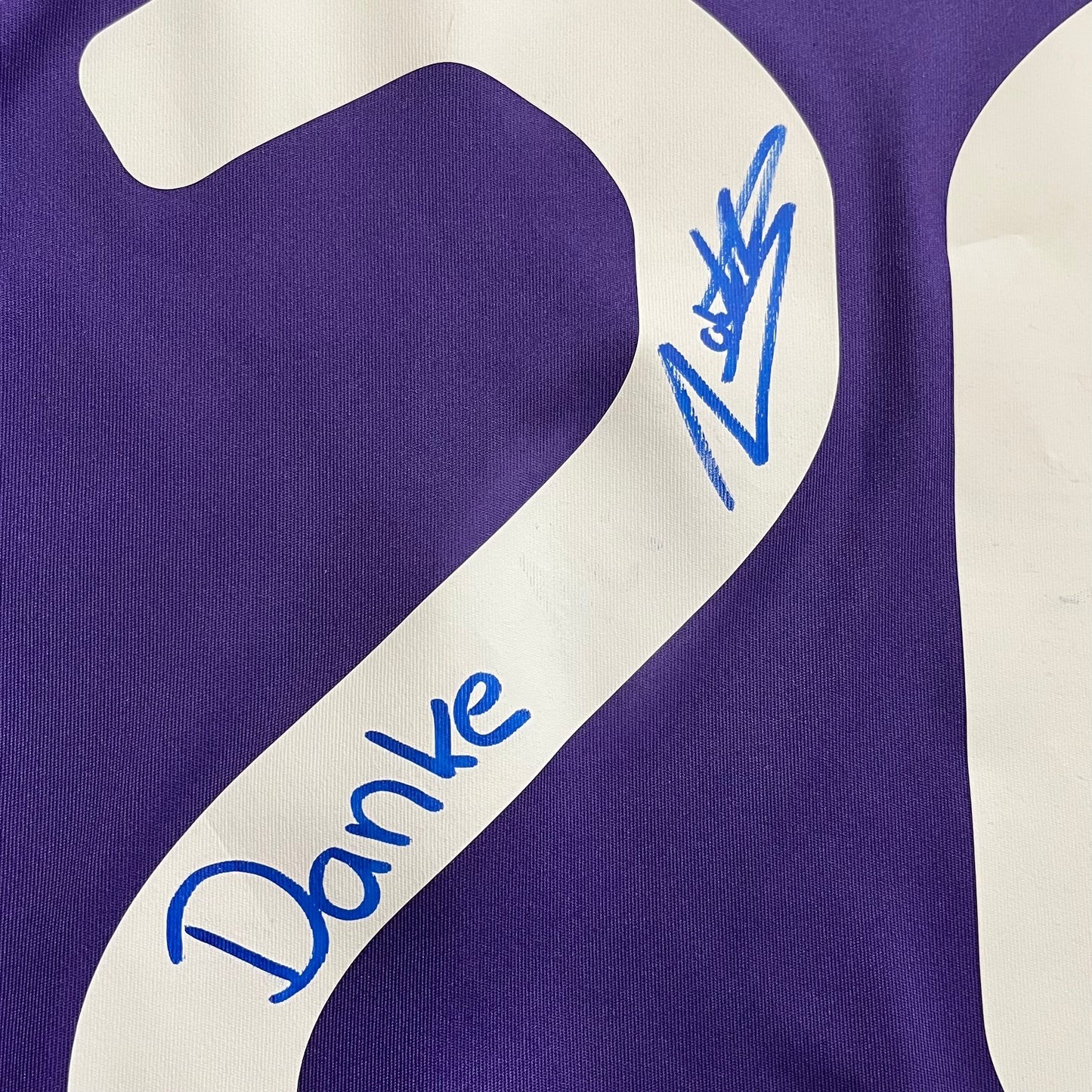 MATCH WORN Holstein Keil 2010s Jersey Junioren Bundesliga #20 Puma Size L Autographed