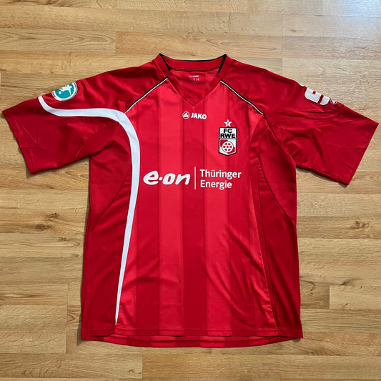 MATCH WORN FC Erfurt 2011-12 Jersey 3. Liga #6 Jako Size XL Cracking
