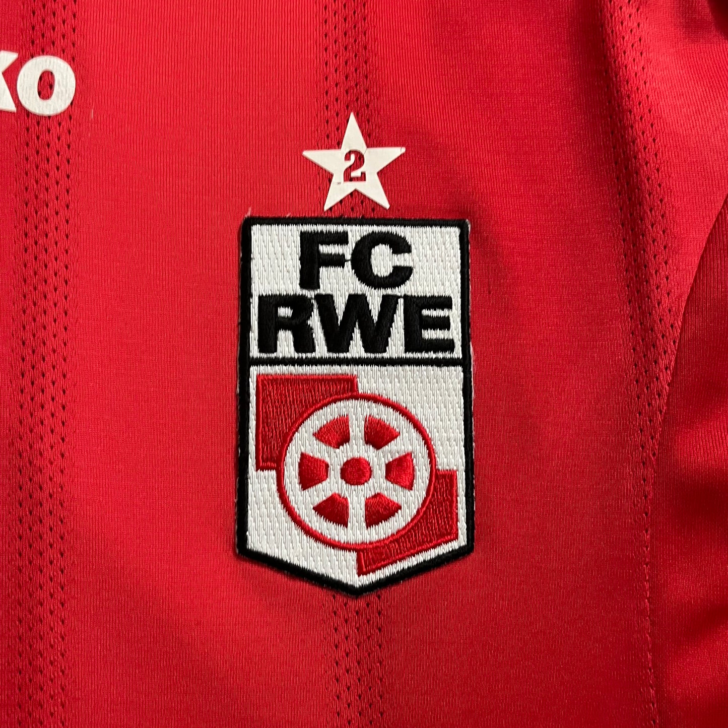 MATCH WORN FC Erfurt 2011-12 Jersey 3. Liga #6 Jako Size XL Cracking