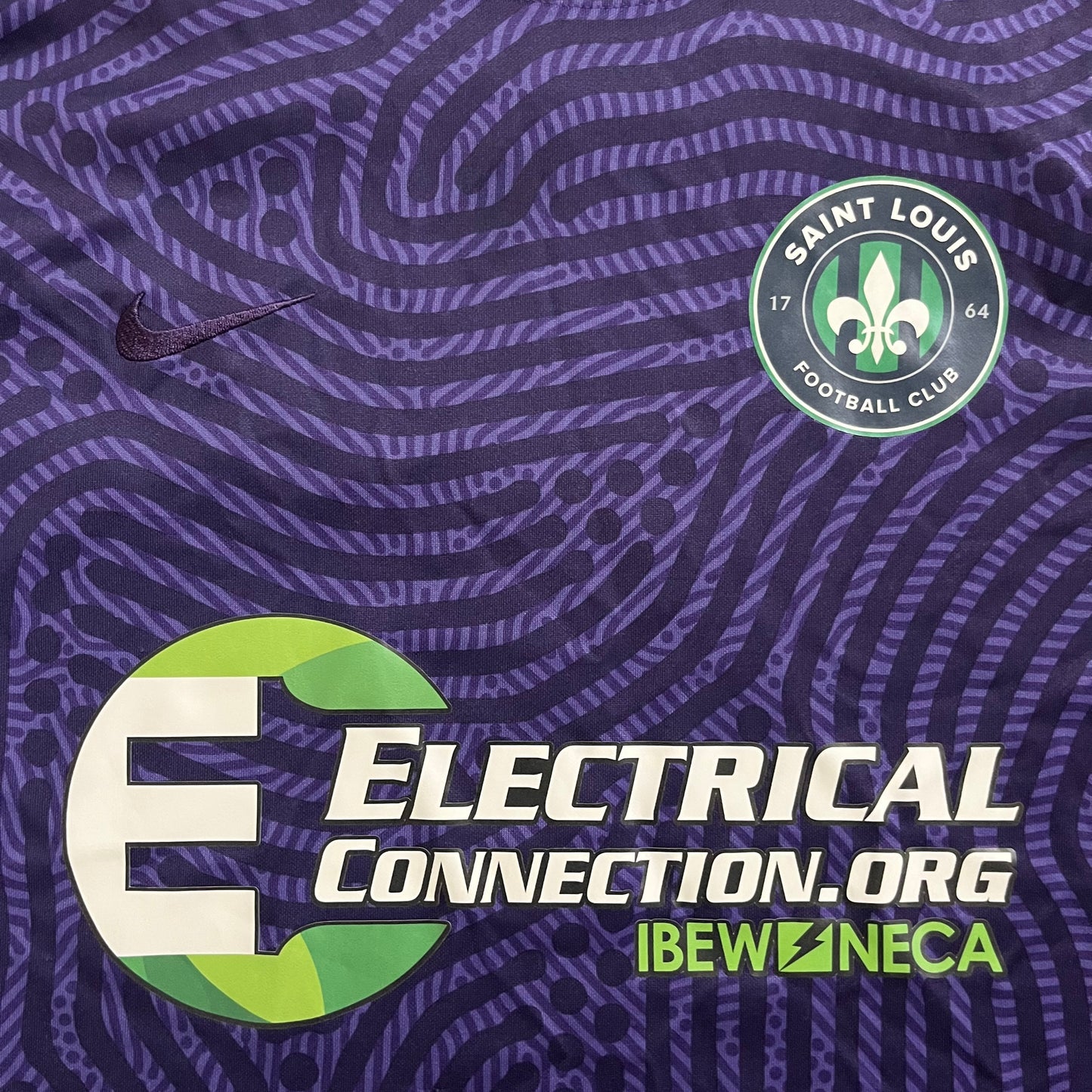 MATCH WORN/ISSUED Saint Louis FC 2020 Kyle Morton Jersey USL Goalie #1 Nike Size L