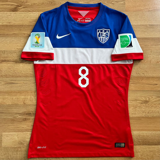 USED Men’s USMNT 2014 Authentic Clint Dempsey Jersey USA Away #8 Nike Size Medium