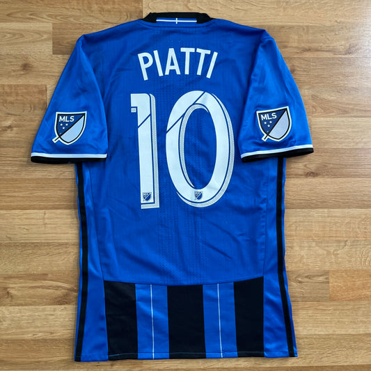 USED Montreal Impact 2016 Authentic Ignacio Piatti Jersey MLS Home #10 Adidas Size Small