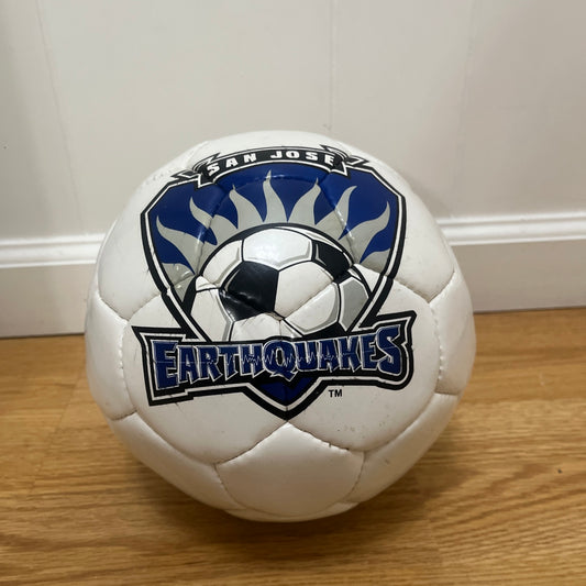 San Jose Earthquakes Soccer Ball MLS 2004 Souvenir *LEAK FOR DISPLAY ONLY*