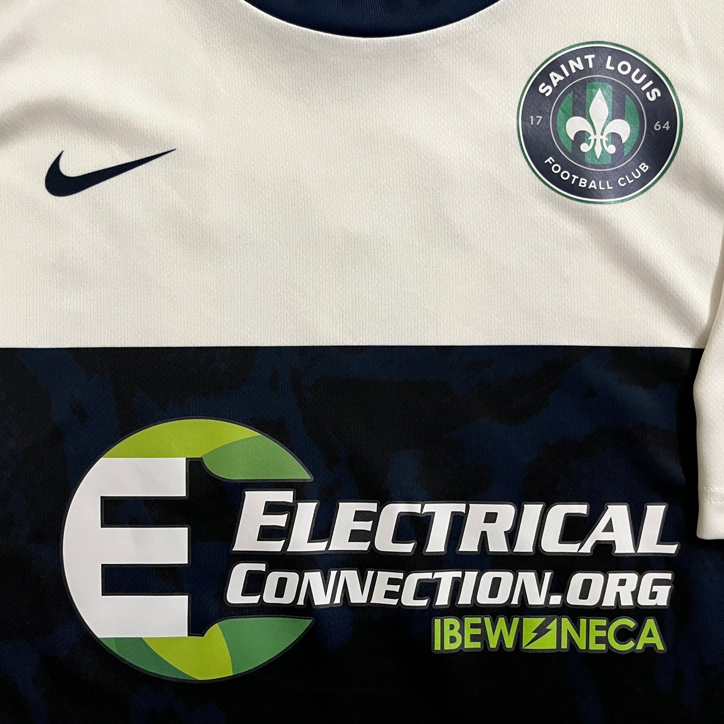 MATCH WORN/ISSUED Saint Louis FC 2017 Jack Maher Jersey USL Away #20 Nike Size L