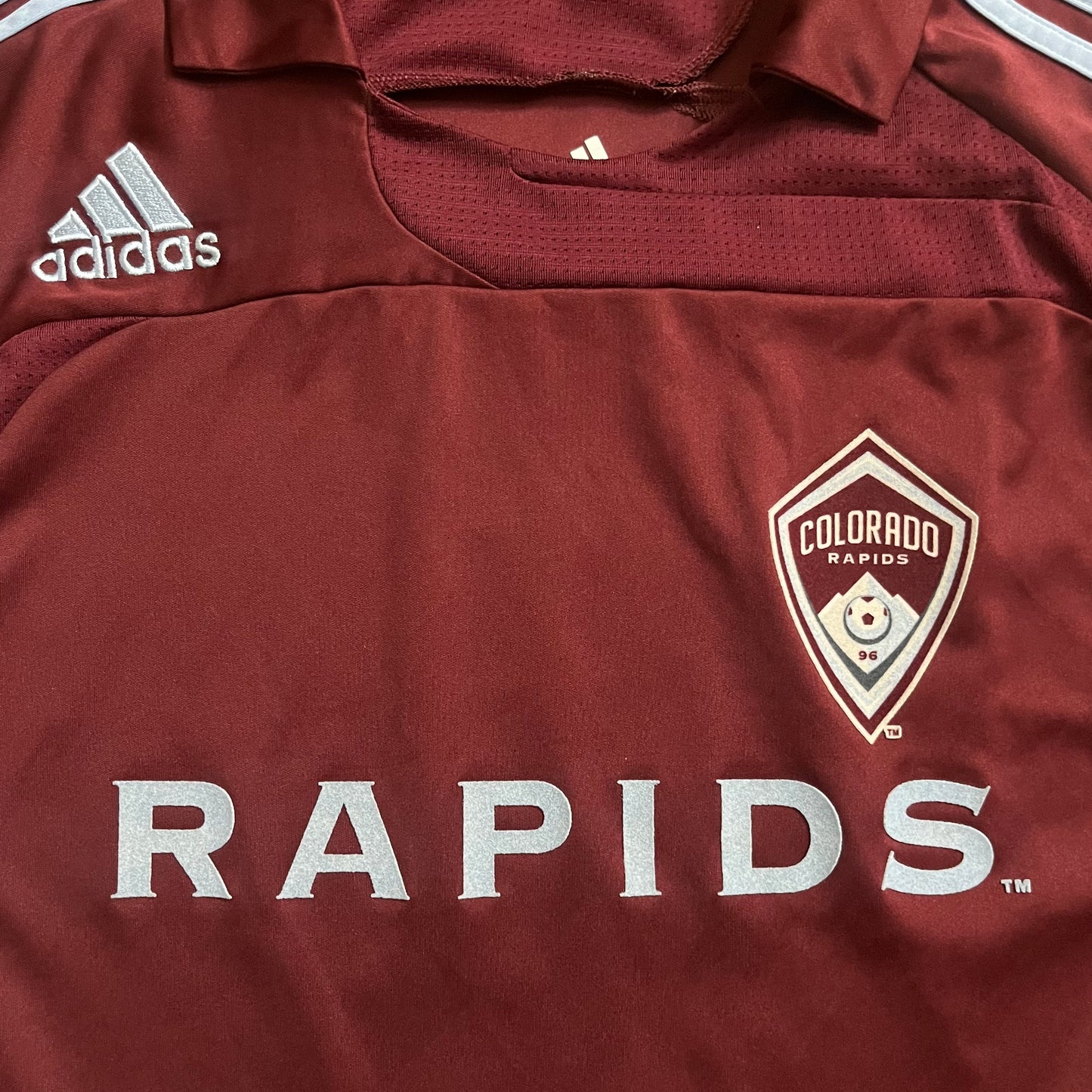 MATCH ISSUED Colorado Rapids 2007 Kyle Beckerman Jersey MLS Home #5 Adidas Size M