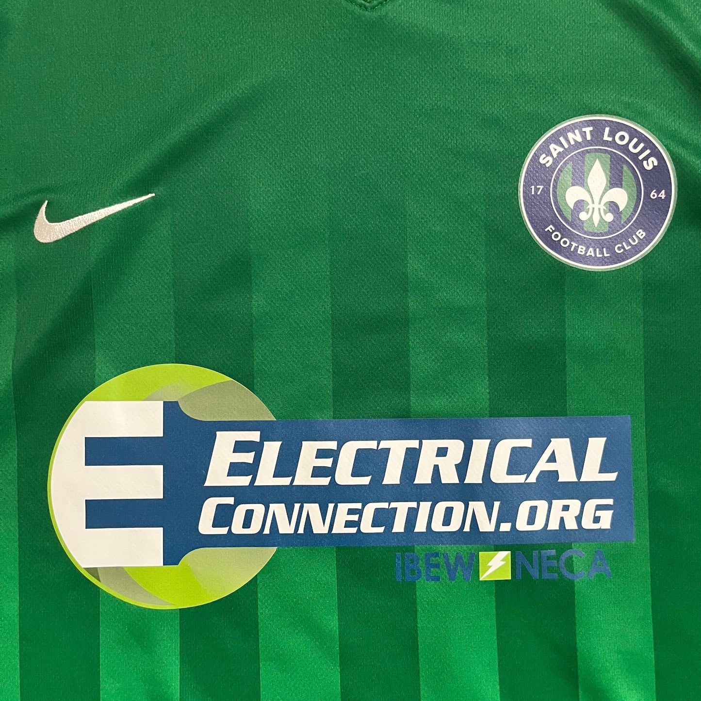 MATCH WORN/ISSUED Saint Louis FC 2017 Jack Maher Jersey USL Home #20 Nike Size L