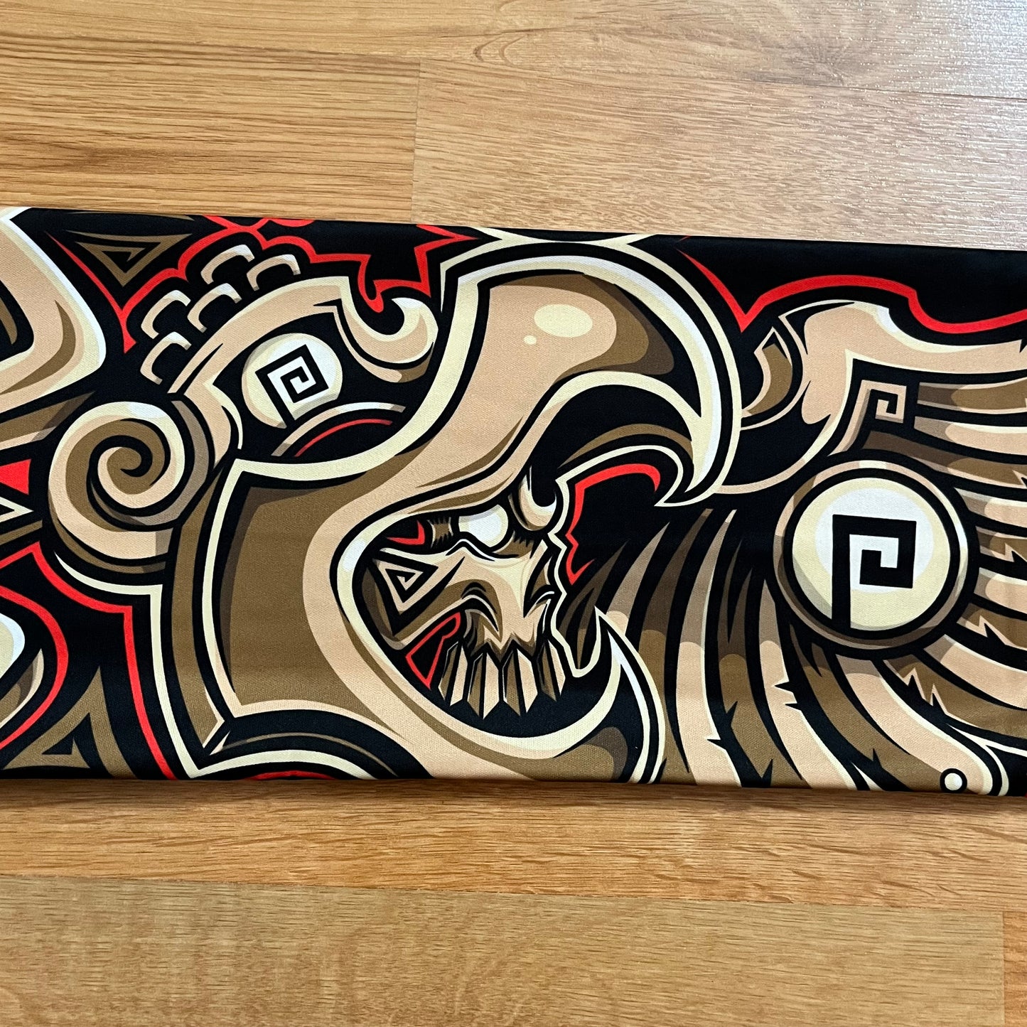 NEW San Jose Earthquakes Fan Scarf Jesse Hernandez Urban Aztec Design Audi Red Black Gold