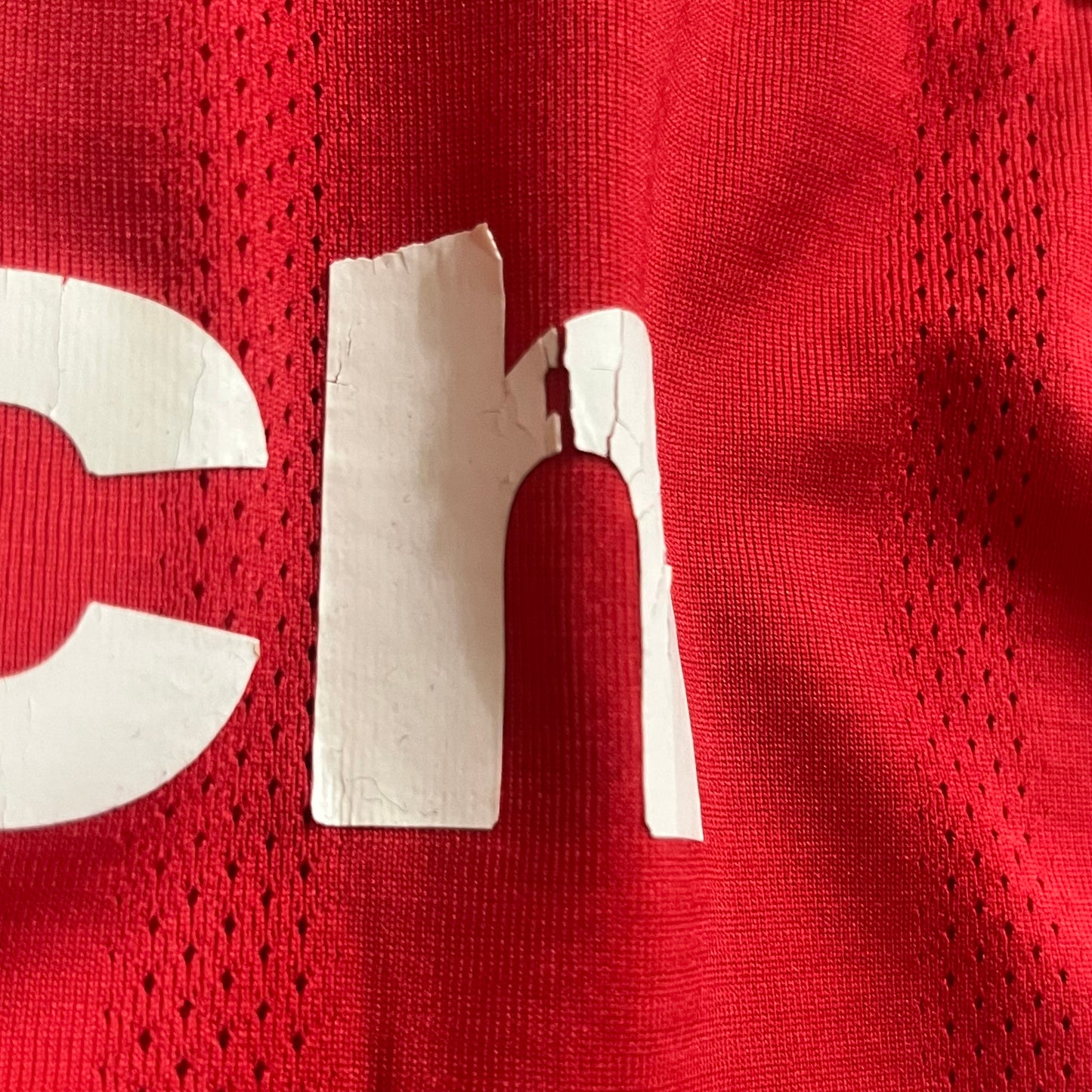 MATCH WORN FC Erfurt 2011-12 Jersey 3. Liga #6 Jako Size XL Cracking