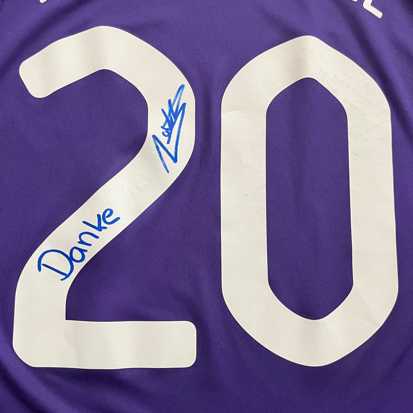 MATCH WORN Holstein Keil 2010s Jersey Junioren Bundesliga #20 Puma Size L Autographed
