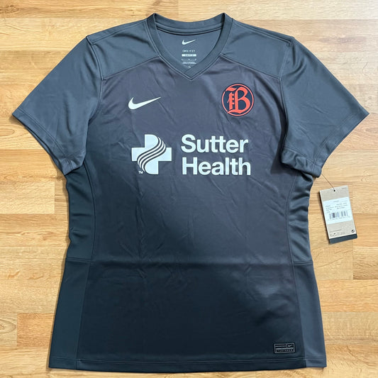 NEW Bay FC 2024 Replica Wmns Jersey NWSL Home Nike Size Large Womens