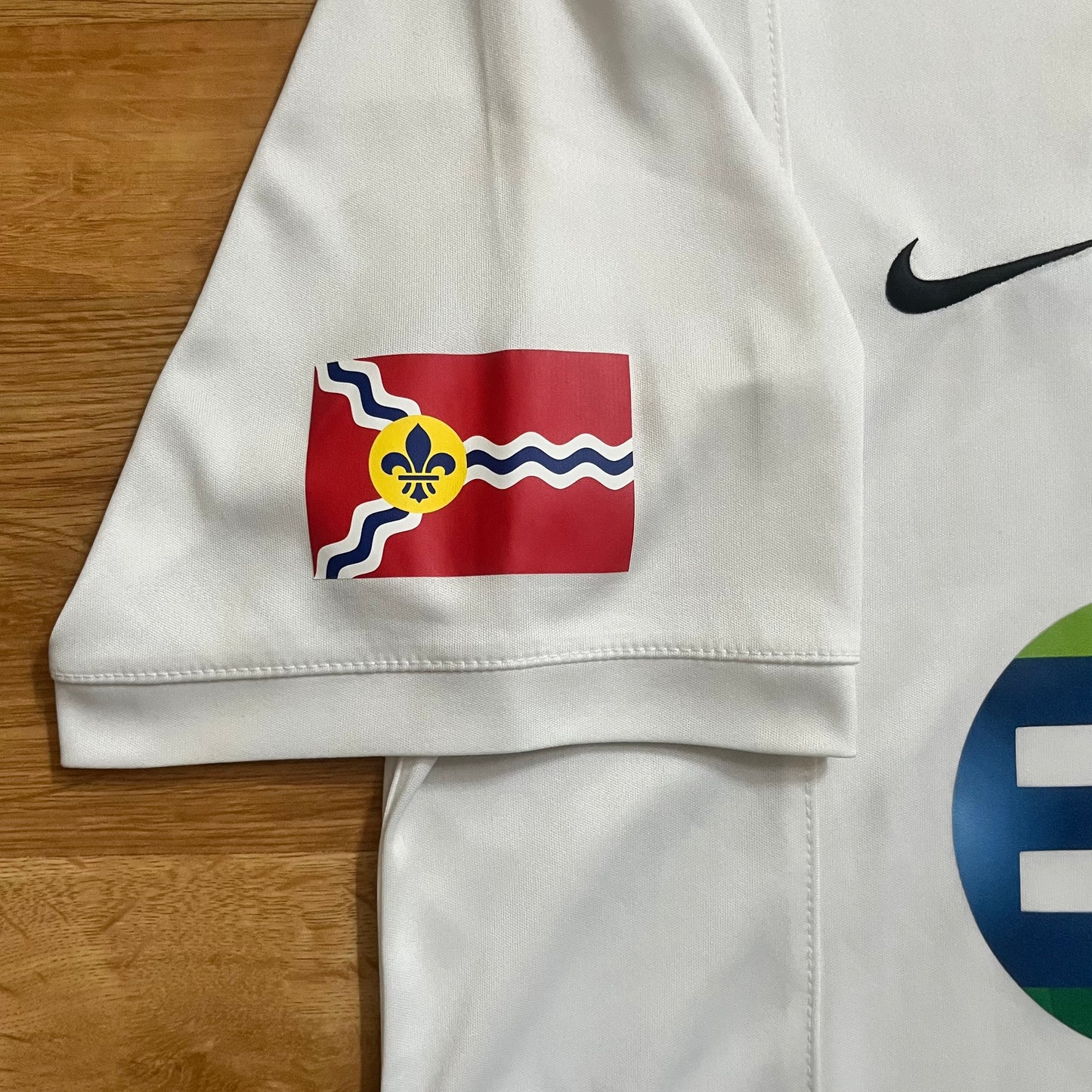 MATCH WORN/ISSUED Saint Louis FC 2015 Nikita Kotlov Jersey USL Home #31 Nike Size L