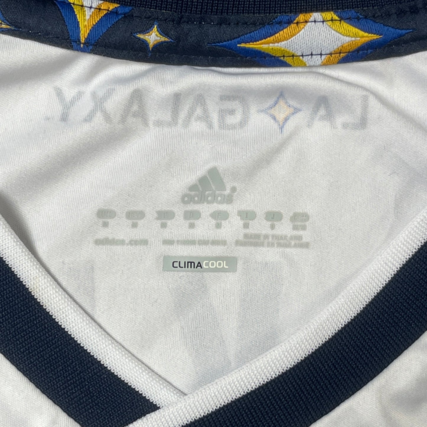 MATCH WORN/ISSUED Los Angeles Galaxy 2012 David Beckham Jersey MLS Home #23 Adidas Size M