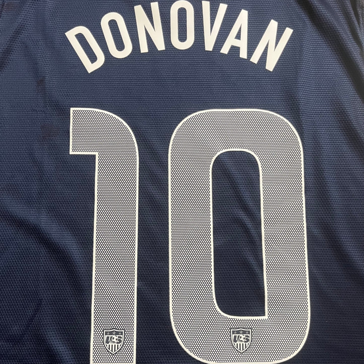MATCH WORN/ISSUED USMNT 2012 Landon Donovan Jersey USA Home #10 Nike Size L