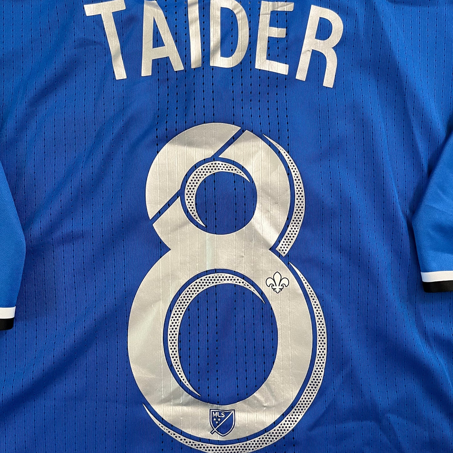 MATCH WORN/ISSUED Montreal Impact 2018 Saphir Taïder Jersey MLS Home #8 Adidas Size M